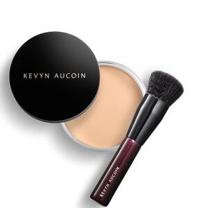 Kevyn Aucoin Foundation with Brush - Black and Tan